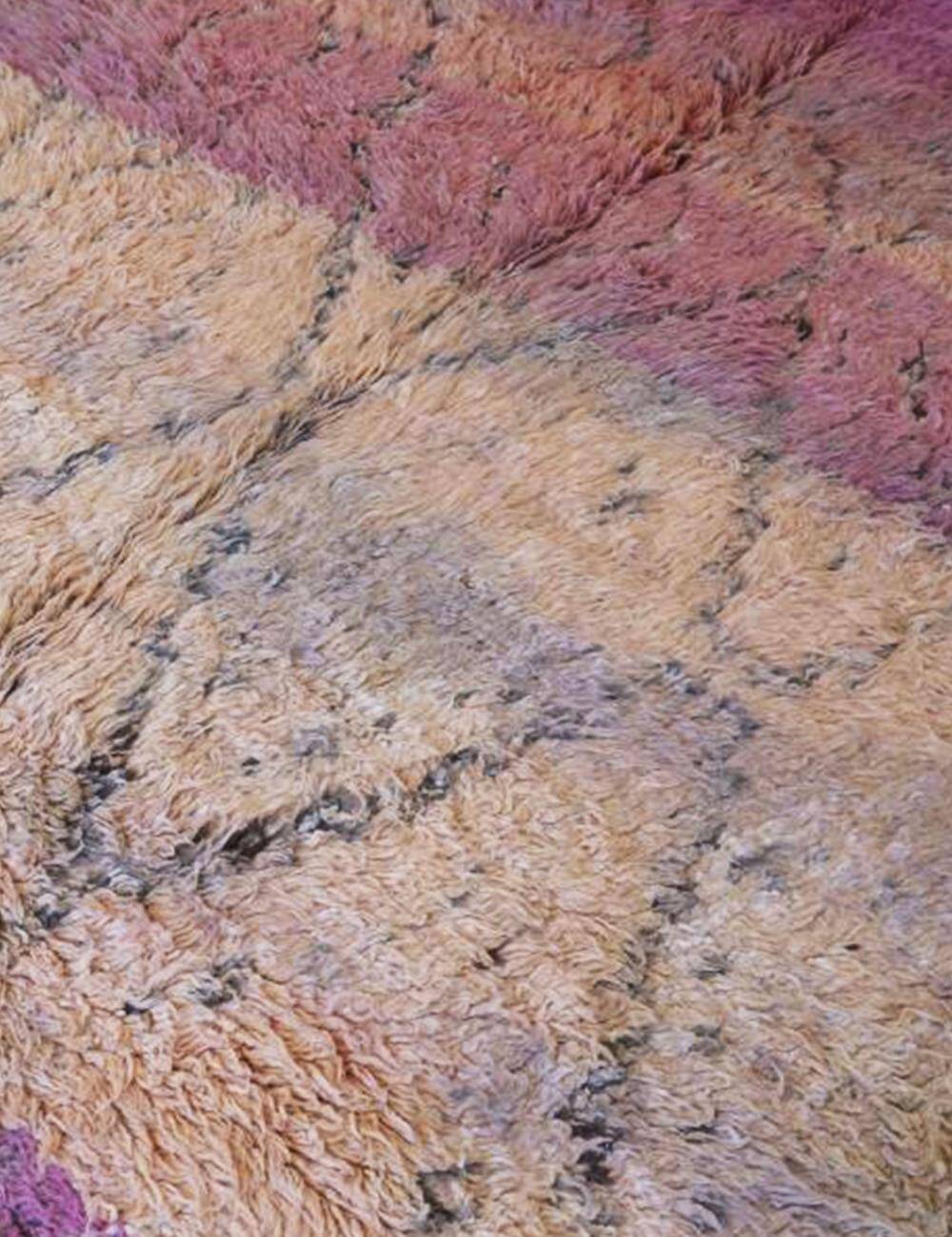 Tapis Vintage Rose Pêche - 295 x 185 cm
