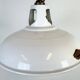 Industrial White Enamel Factory Pendant Lamp from Thorlux, 1960s