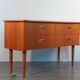 Coiffeuse Norvégienne en Teck convertible Commode, par Steen & Strøm's, Vintage Scandinave 1960s