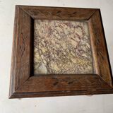 Wooden and marble selette