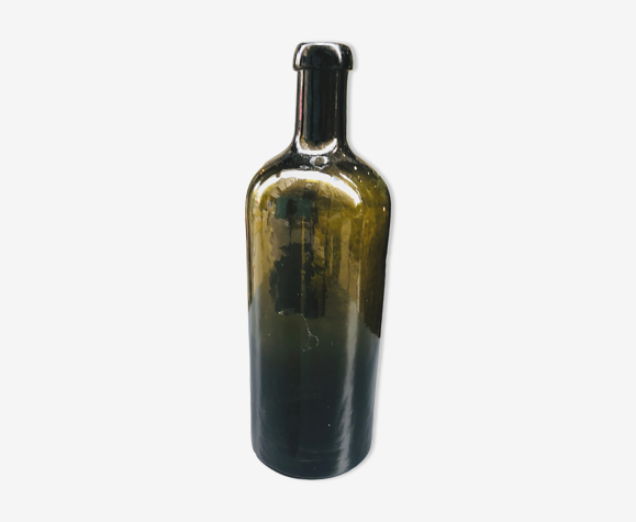 Bouteille ancienne verre fumé Budapest