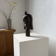 Tête de reliquaire africaine Fang