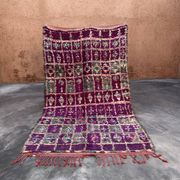Moroccan Talsint purple rug - 193 x 324 cm