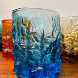 Set of 6 Geoffrey Baxter glasses from the 60s