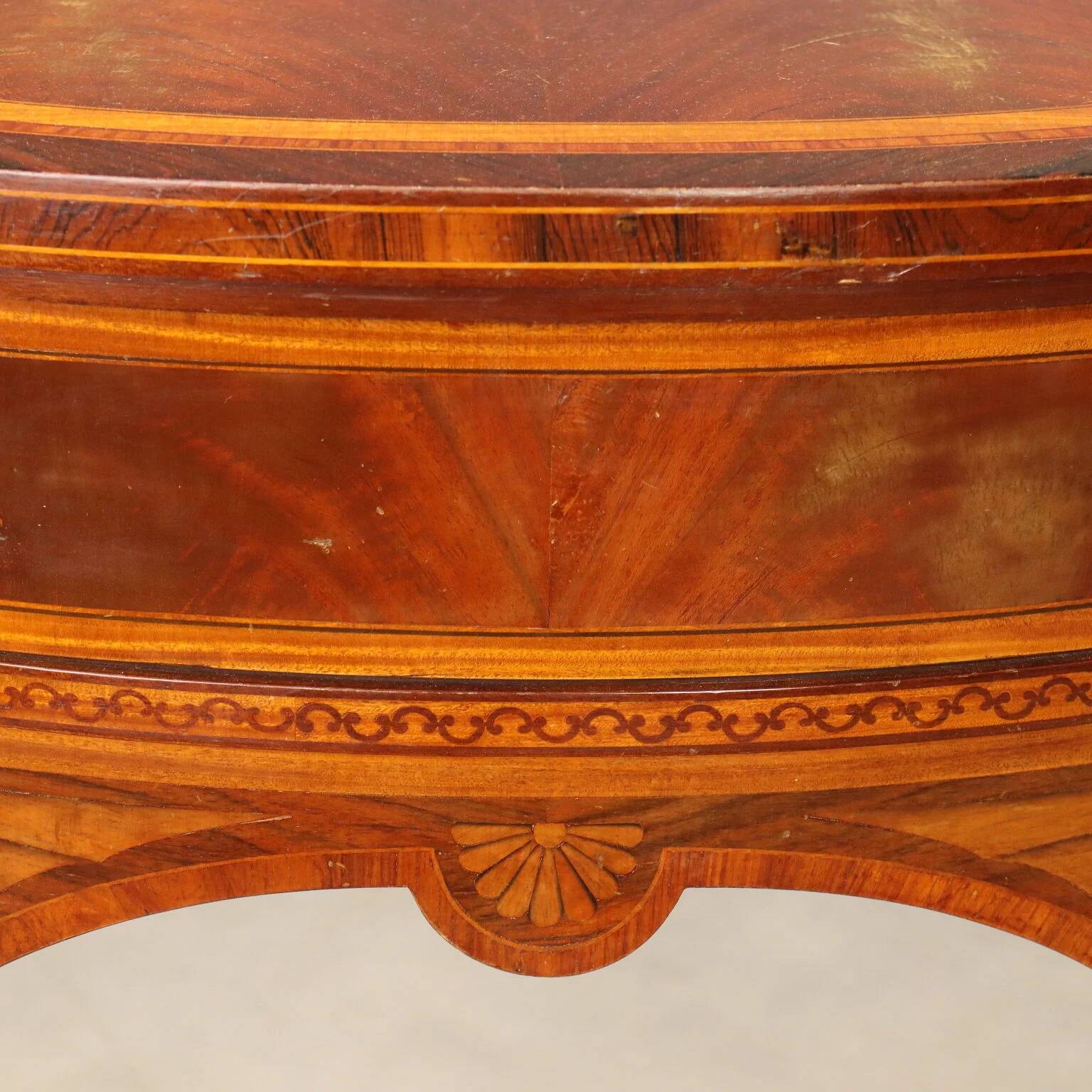 Victorian mahogany sideboard with inlays