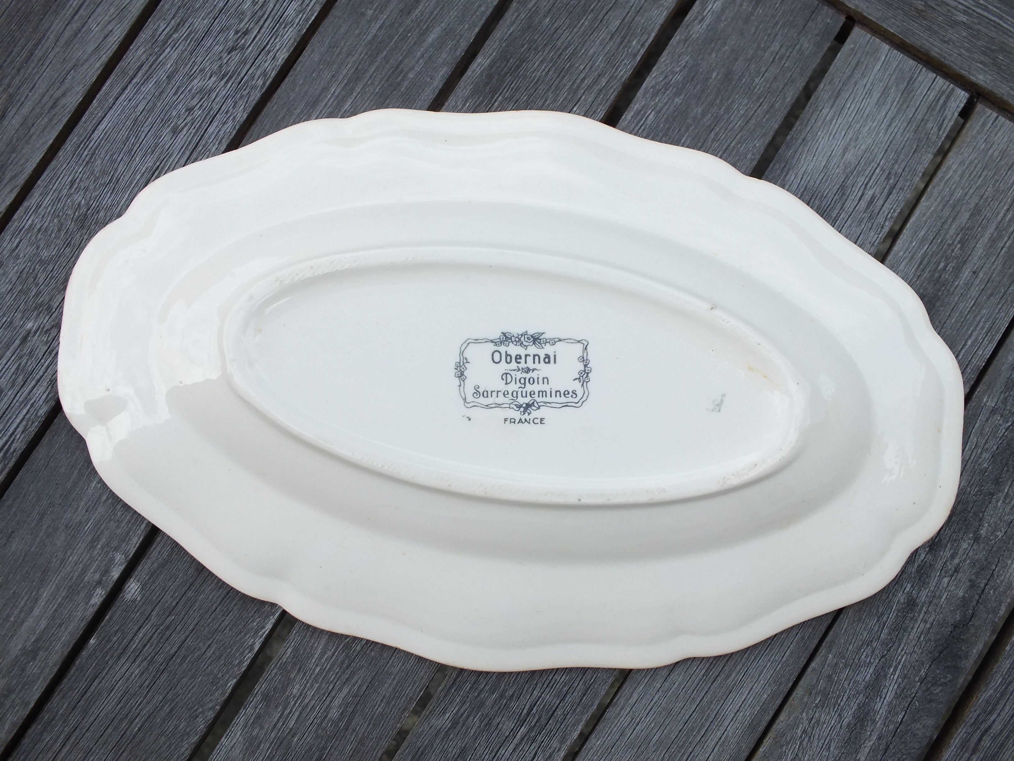 Former ravier obernai digoin sarreguemines signed loux