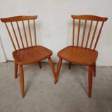 Set of 2 vintage bar chairs