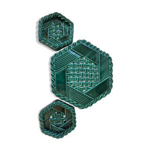 Dessous de plat et 2 - bouteille