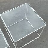 Pull out tables design Max Sauze, édited by Iscocèle