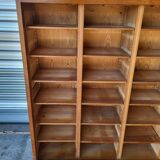 Authentique grand meuble rangement classeur Vintage en bois massif