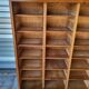 Authentic large vintage solid wood filing cabinet