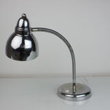 Lampe de table chromée des années 1950, Tchécoslovaquie