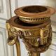 Louis XVI style planter in carved and gilded wood circa 1900