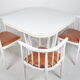 Dining table set and 4 Thonet chairs