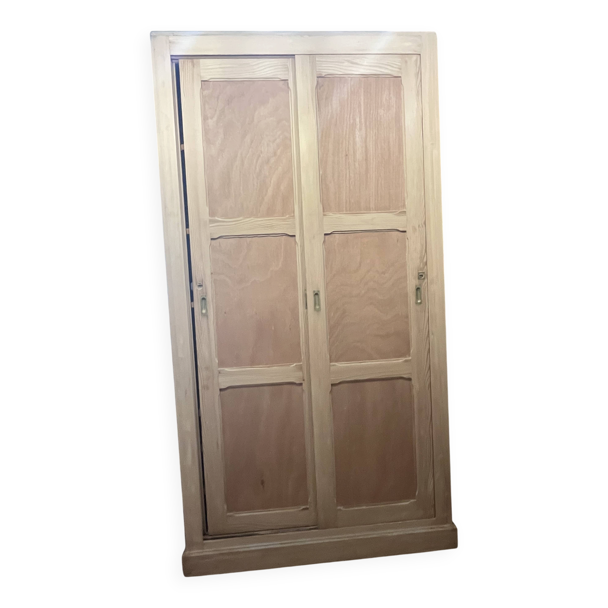 Meuble de métier, armoire en bois
