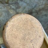 Vase made of raw wood