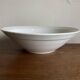 Ironstone salad bowl centrepiece Choisy 1900 white