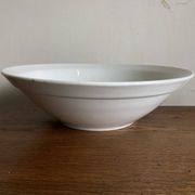 Earthenware salad bowl centrepiece Choisy 1900 white