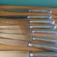 Box 24 silver metal knives, Ravinet Denfert