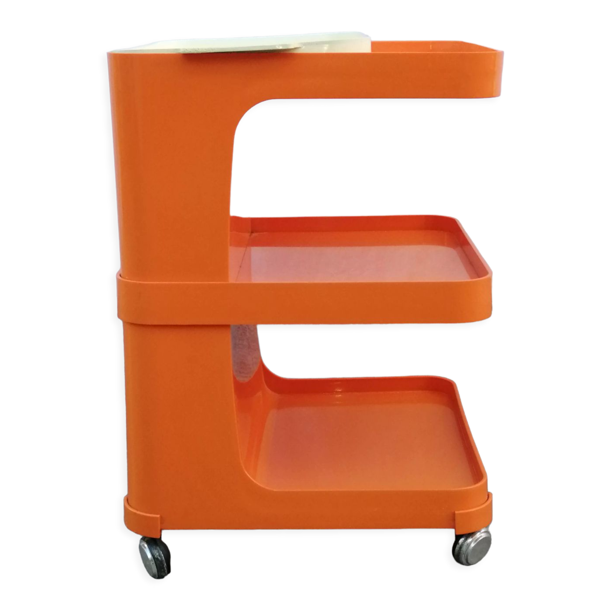 Flair style plastic service for Prisunic vintage 1970