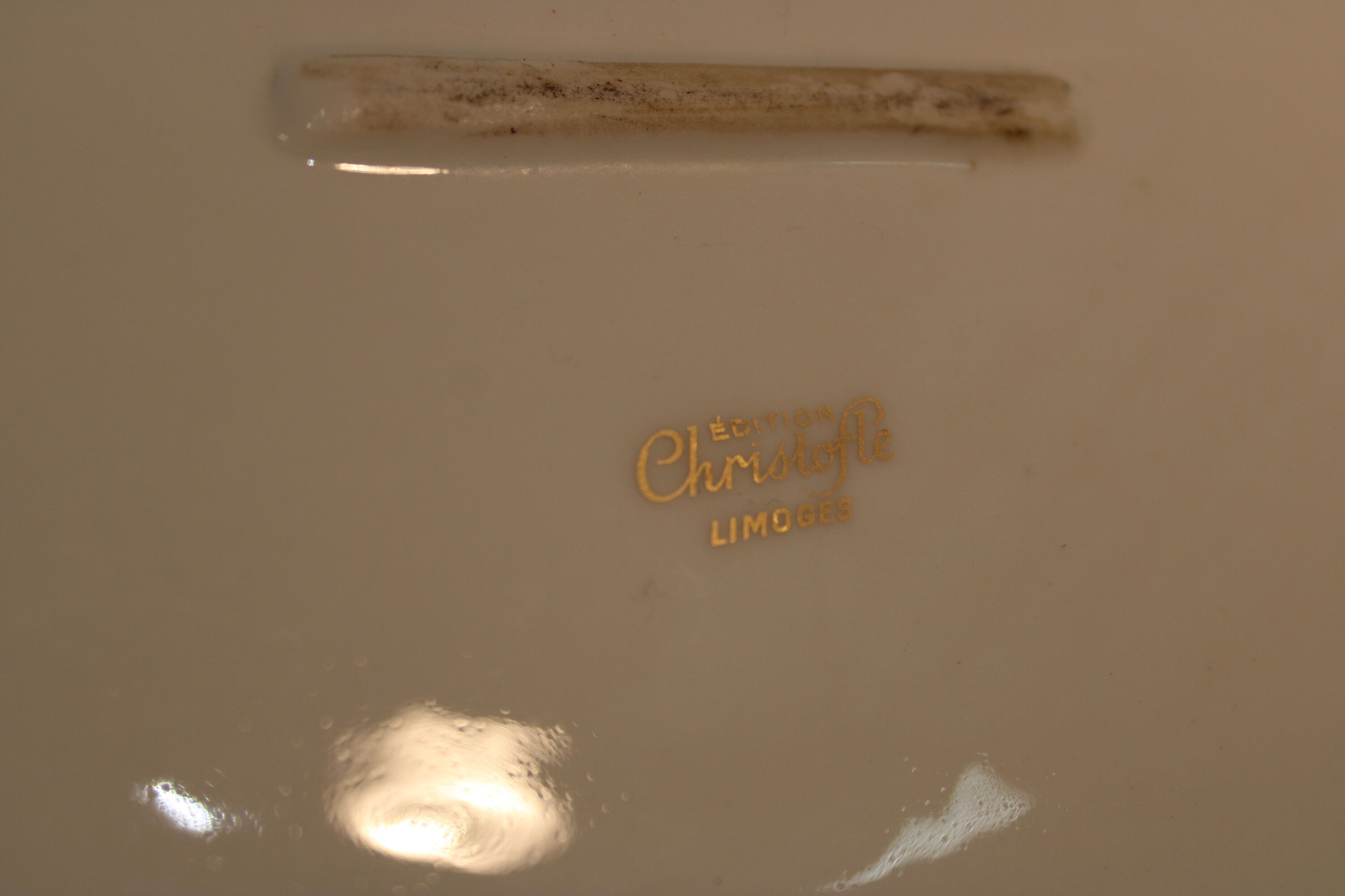 Oval dish "christofle"