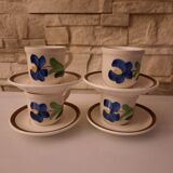 Cup and under cup Gien