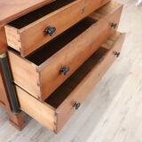Antique Solid Walnut Chest Of Drawers, Italy Early 19th Century
