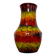 Multicolored ceramic vase from the 60s