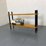 Mid-Century Modernist Sticks Shelf attributed to Willem Lutjens for C. De Boer, 1950s