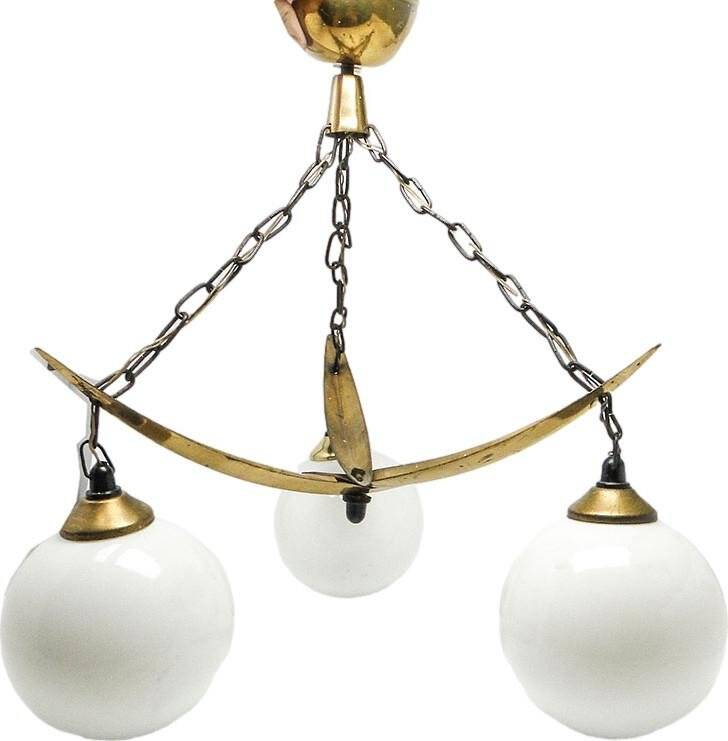 Mid-century style chandelier, Poland, 1970s
