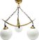 Chandelier de style mid-century, Pologne, années 1970