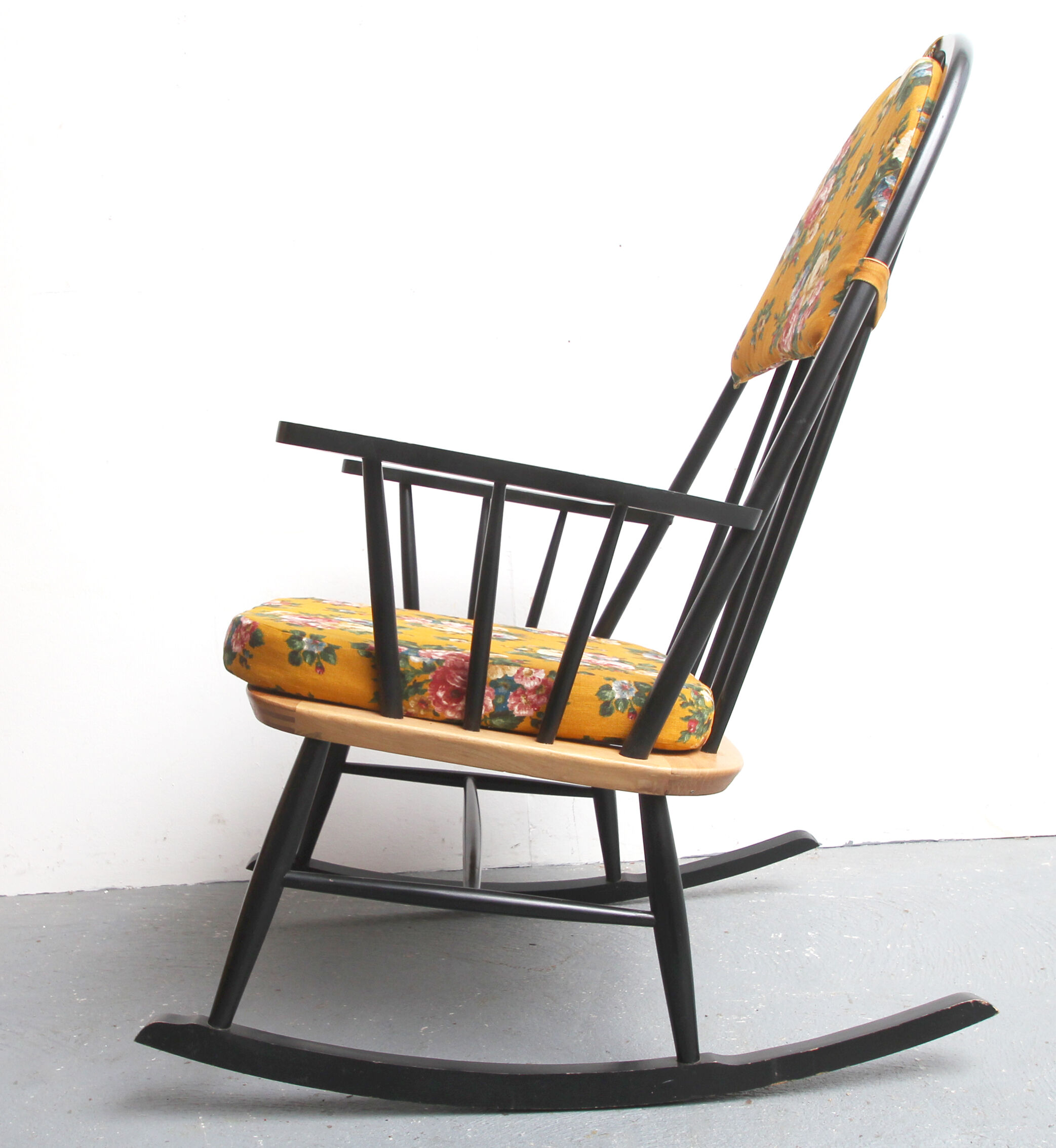 1950s rocking chair in scandinavian style