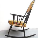 1950s rocking chair in scandinavian style