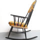 1950s rocking chair in scandinavian style