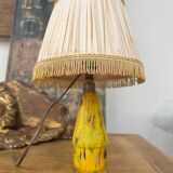 Old small glass paste lamp