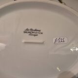 Oval soup tureen in Limoges porcelain, Salmon and Co (A525)