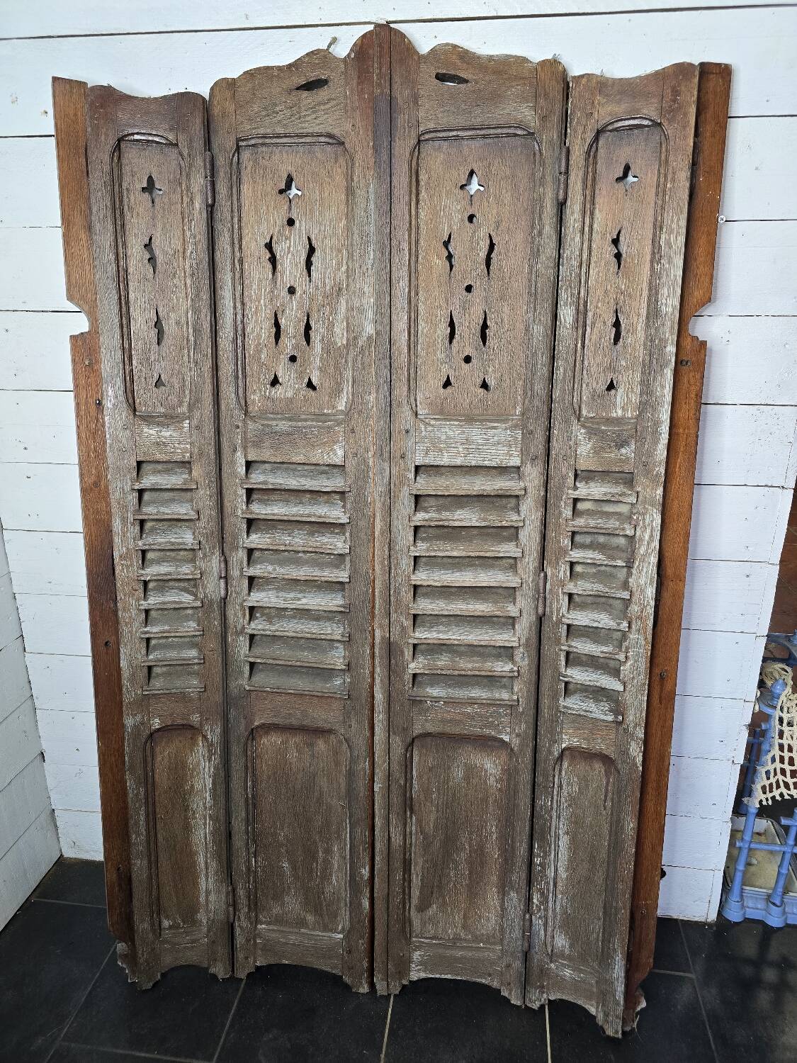 Volets en chêne