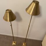 Brass floor lamps