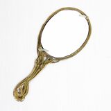 Bronze hand mirror