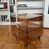 Smoked Plexiglas coffee table