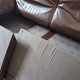 De Sede sofa DS-1023 year 70 in brown leather