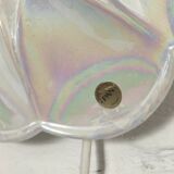 Mid-century iridescent porcelain wall lamp by Goebel for PAN Germany 1970s