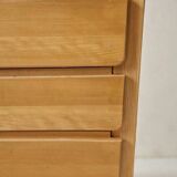 Commode style with rounded edges.