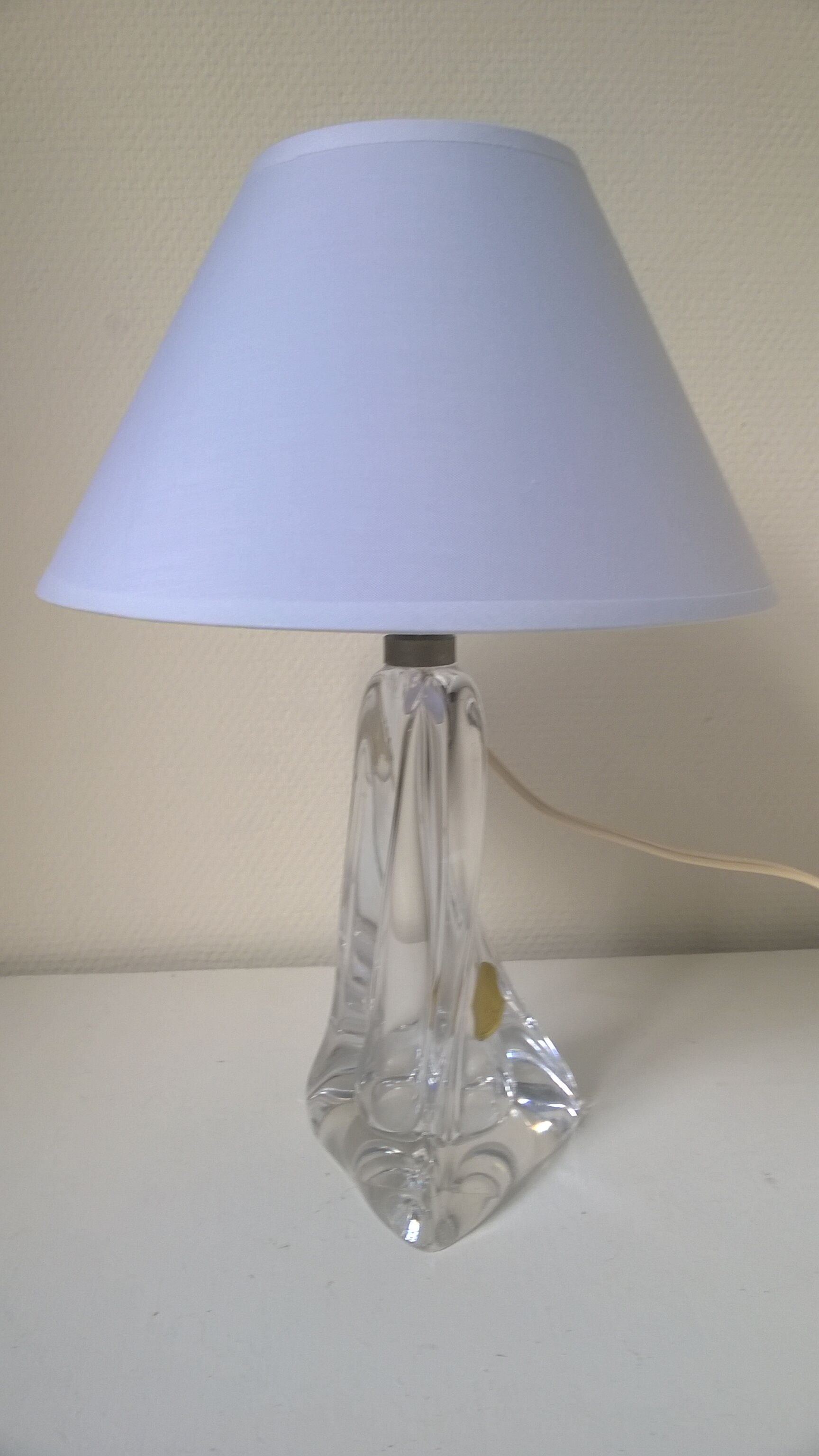 Crystal lamp Val Saint Lambert