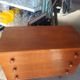 Vintage chest of drawers with tapered legs