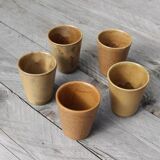 Set of ceramic coffee cups