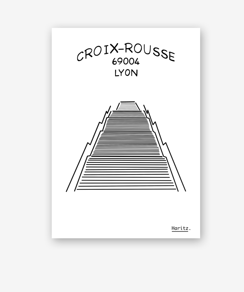 Illustration, Lyon "Croix-Rousse"