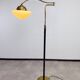 Art Deco brass floor lamp with adjustable height