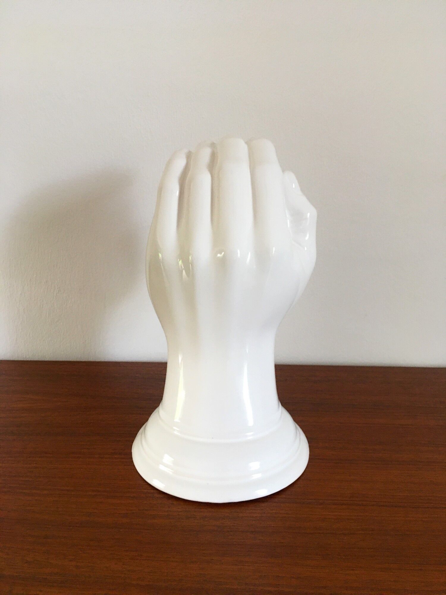 Vintage hand lamp in ceramic 70s