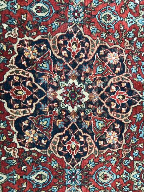 Very nice old Persian rug Esfahan fine handmade 150 X 218 CM